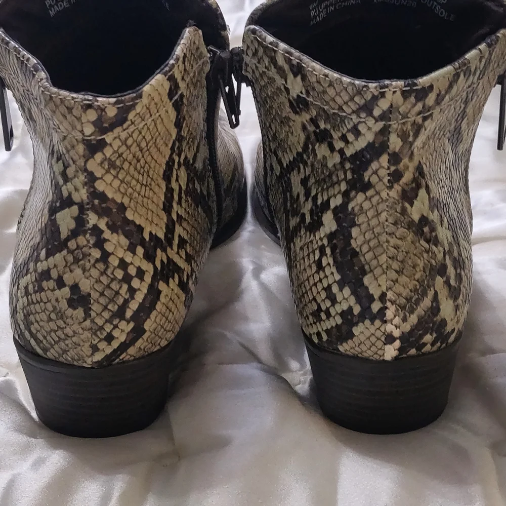 Union Bay Reptile Print Booties.